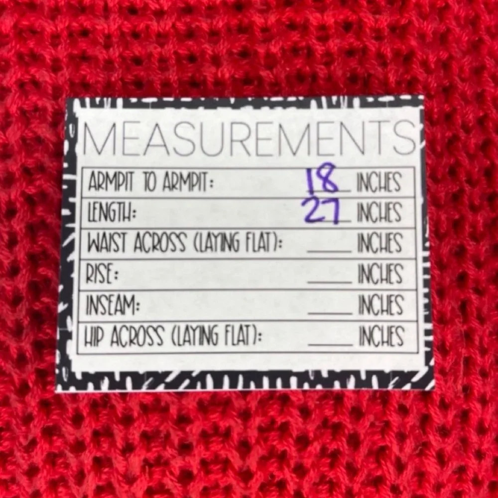 PICKET AND POST | Vintage Red Crewneck Preppy Professor Sweater | Size L